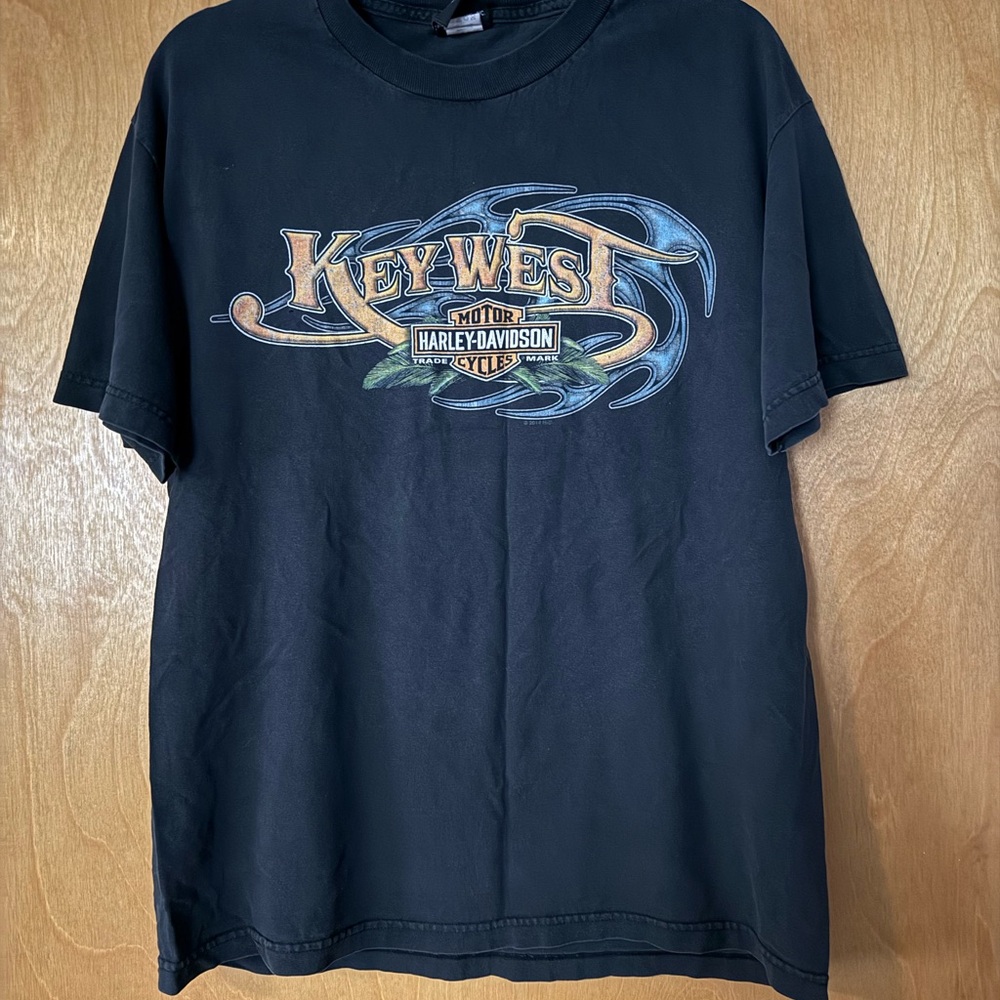 Harley-Davidson Black Tee with Vibrant Logo